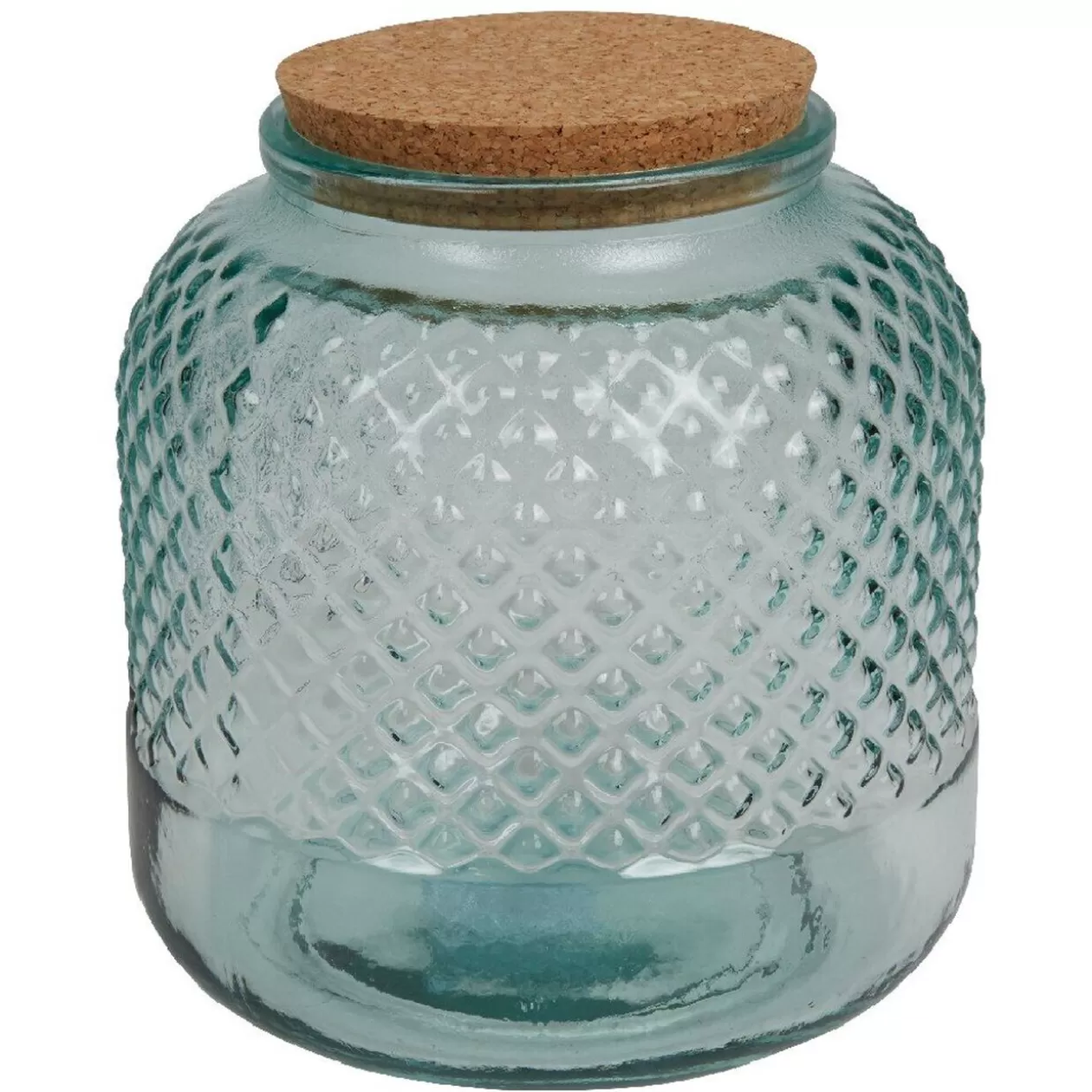 Gifi Bonbonnière verre motif cactus couvercle bois et cordelette< Conservation Alimentaire