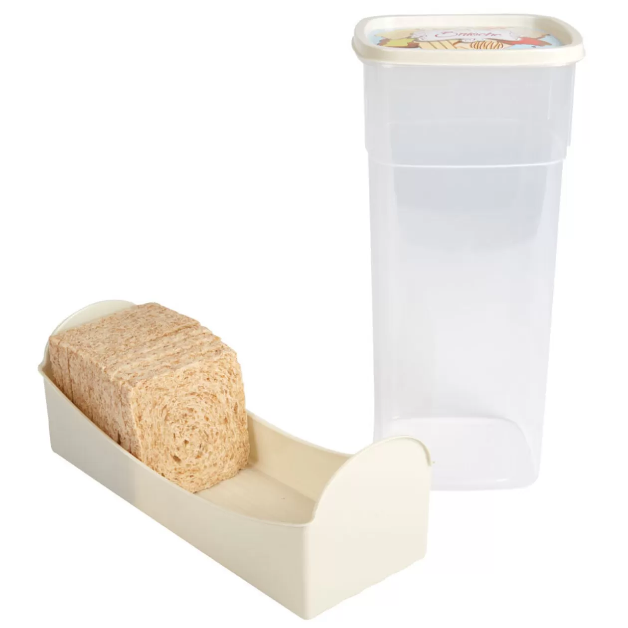 Gifi Boîte à brioches et pains de mie avec couvercle décoré< Vaisselle Et Accessoires De Table
