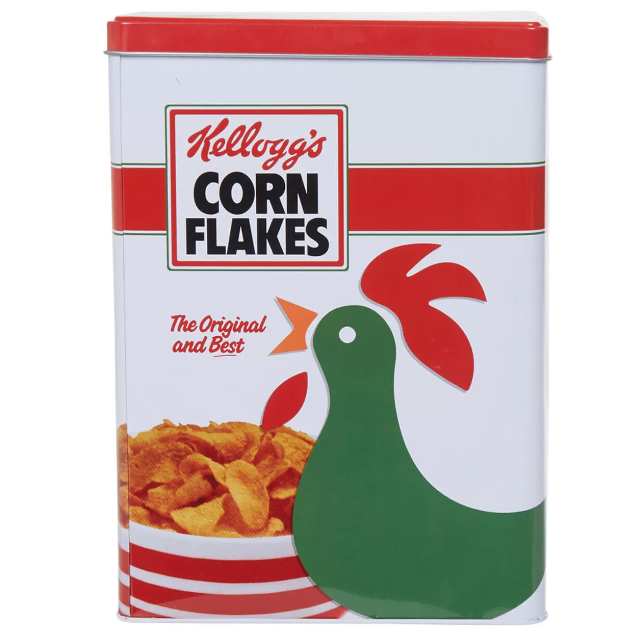 Boîte à céréales en métal Kellogg's Corn flakes motif coq>Gifi Hot