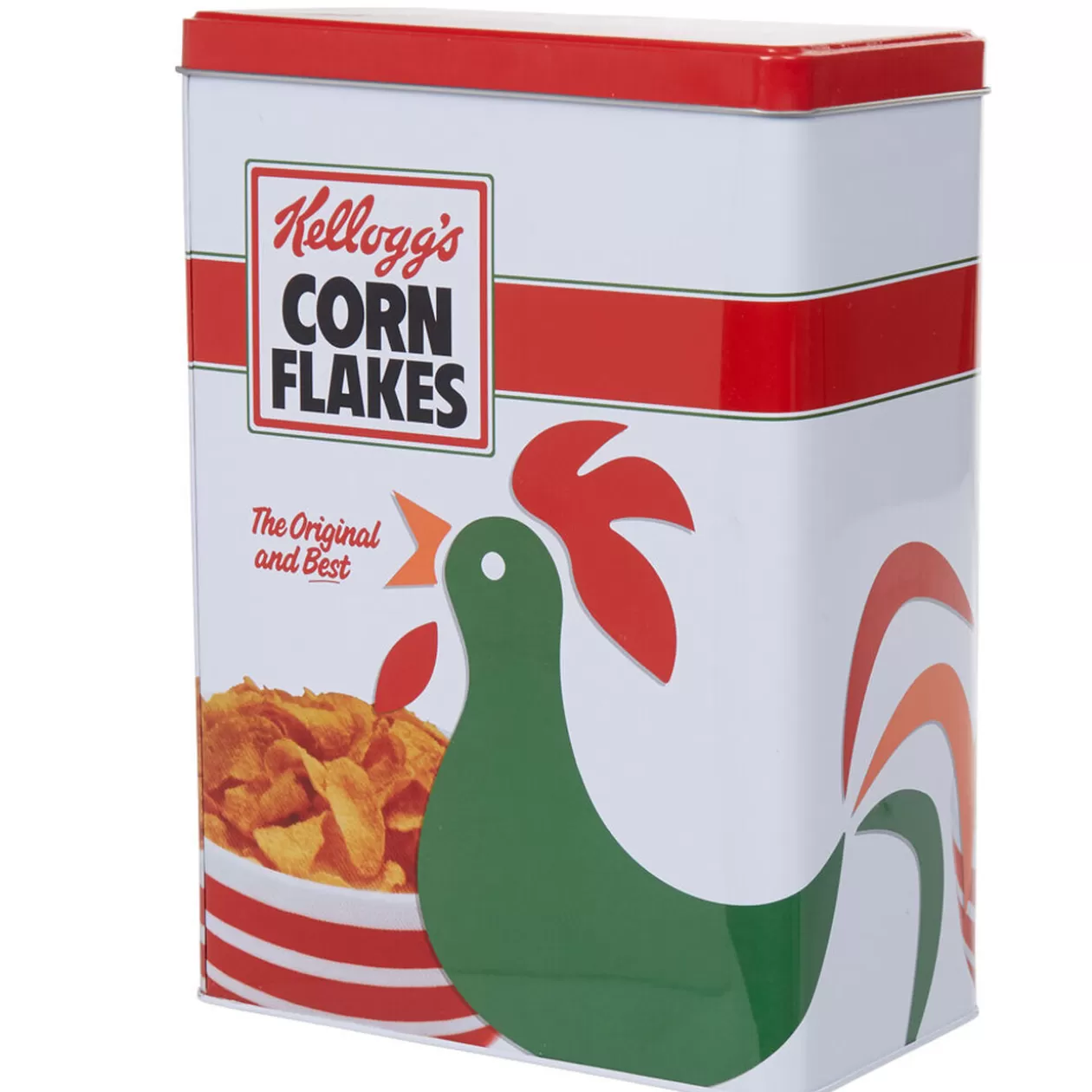 Boîte à céréales en métal Kellogg's Corn flakes motif coq>Gifi Hot