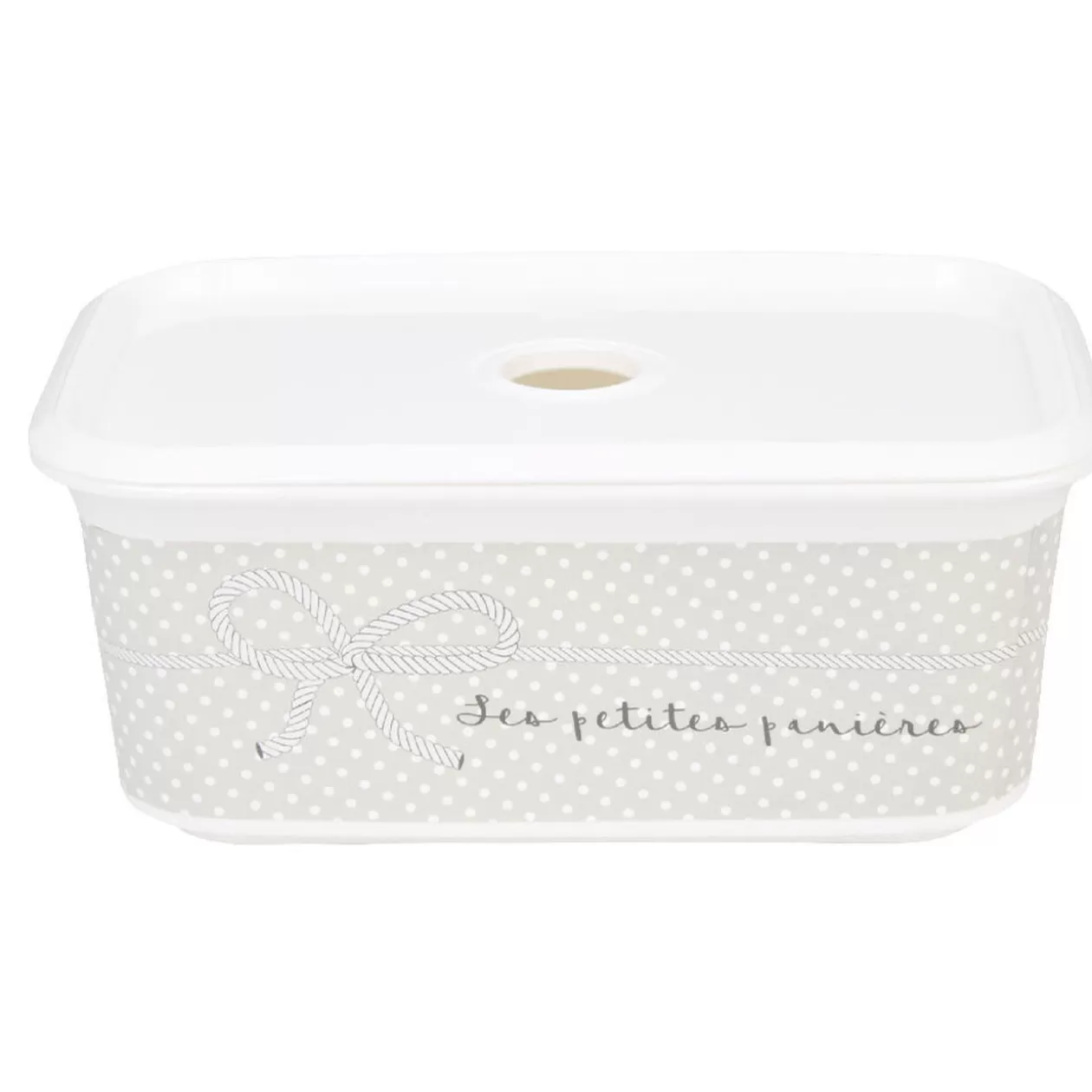 Gifi Boîte de rangement design ficelle 1,5 L< Vaisselle Et Accessoires De Table
