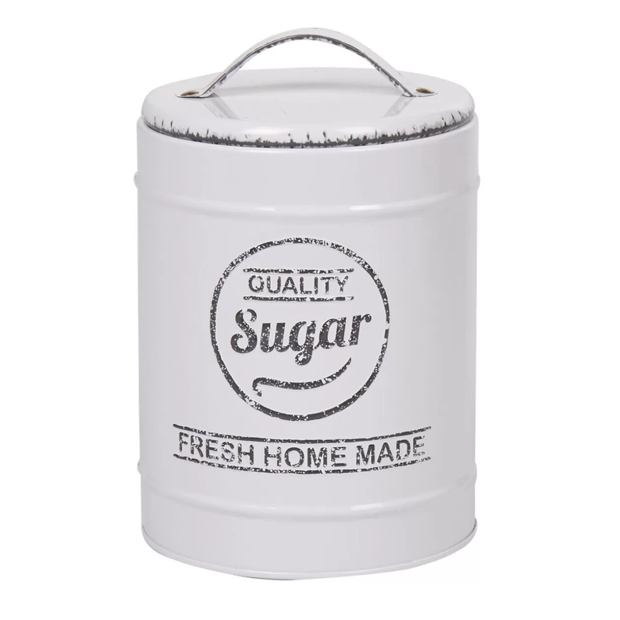Gifi Boîte à sucre métal blanc cassé< Vaisselle Et Accessoires De Table