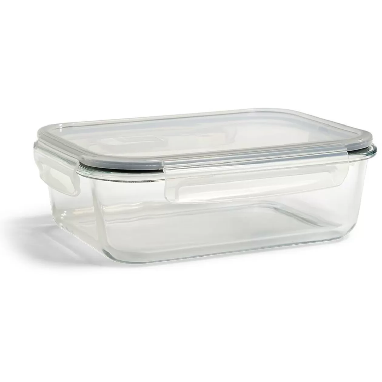 Gifi Boîte alimentaire en verre avec couvercle en plastique à clips 1,5L< Conservation Alimentaire