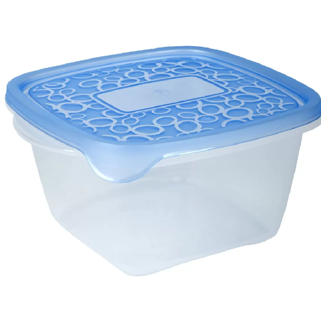 Gifi Boîte alimentaire Take away 1.1 L transparente et bleue x5< Conservation Alimentaire