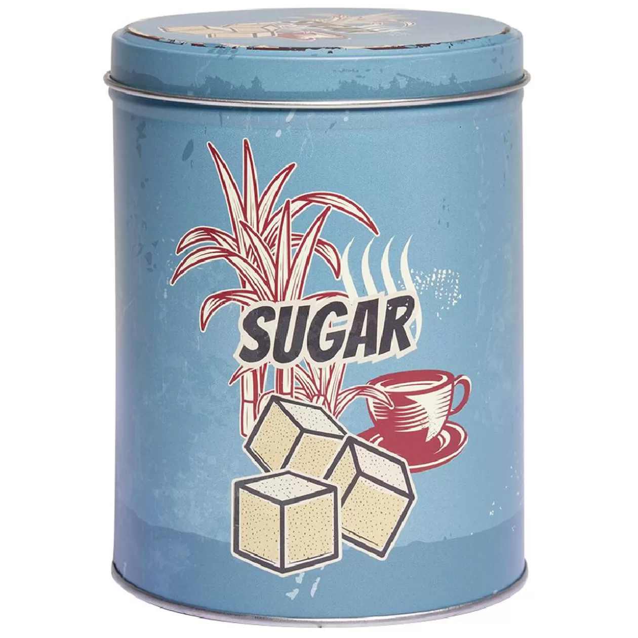 Gifi Boîte ronde de conservation en métal Ø10 x H13,1 cm< Conservation Alimentaire