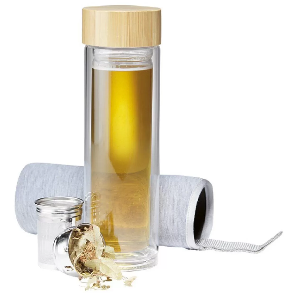 Bouteille à thé isotherme avec housse 330 ml>Gifi Cheap