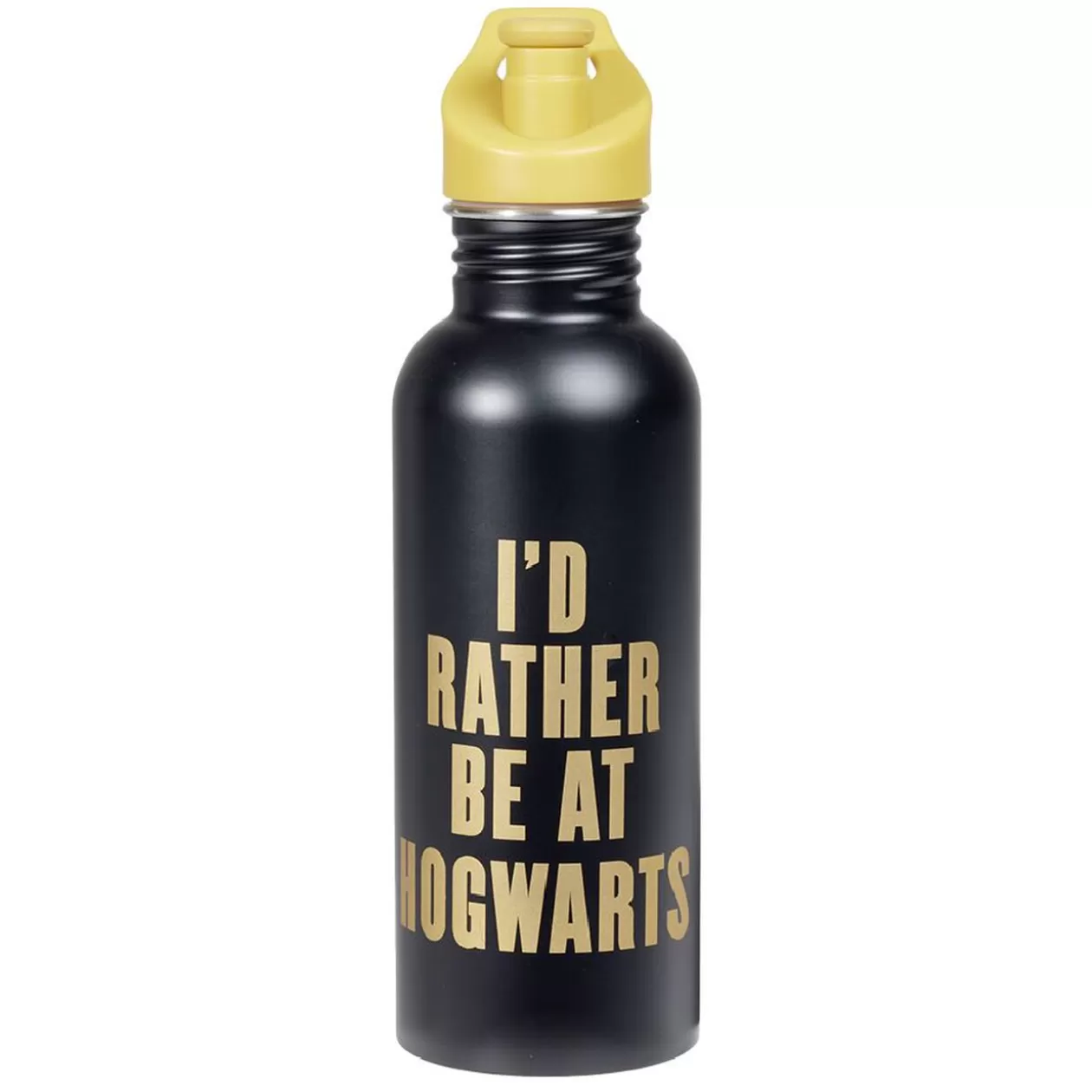 Gifi Bouteille gourde Harry Potter Hogwart Poudlard métal noir et orange< Conservation Alimentaire