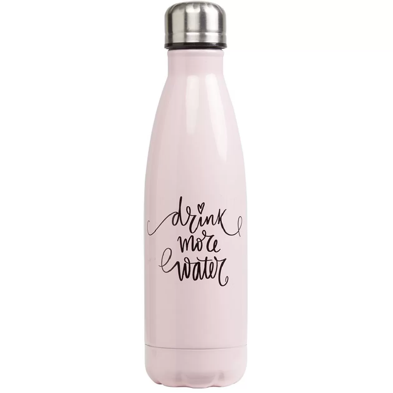 Gifi Bouteille isotherme inox rose inscription Drink more water 500 ml< Conservation Alimentaire
