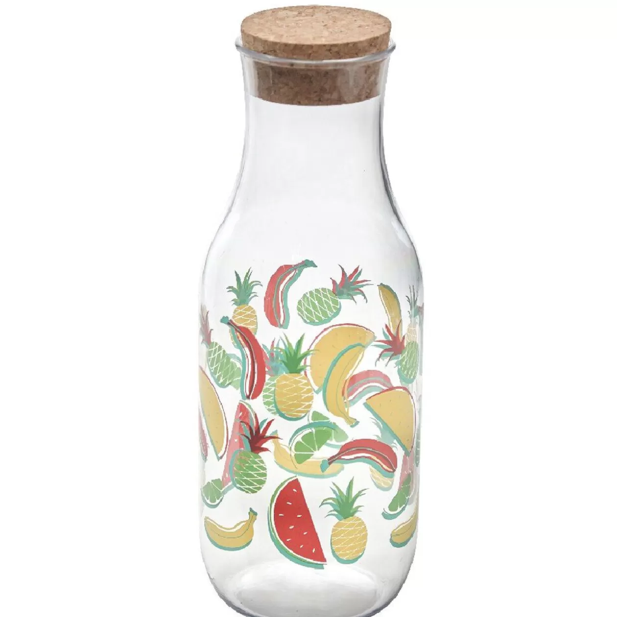 Bouteille plastique design fruits exotiques>Gifi Outlet