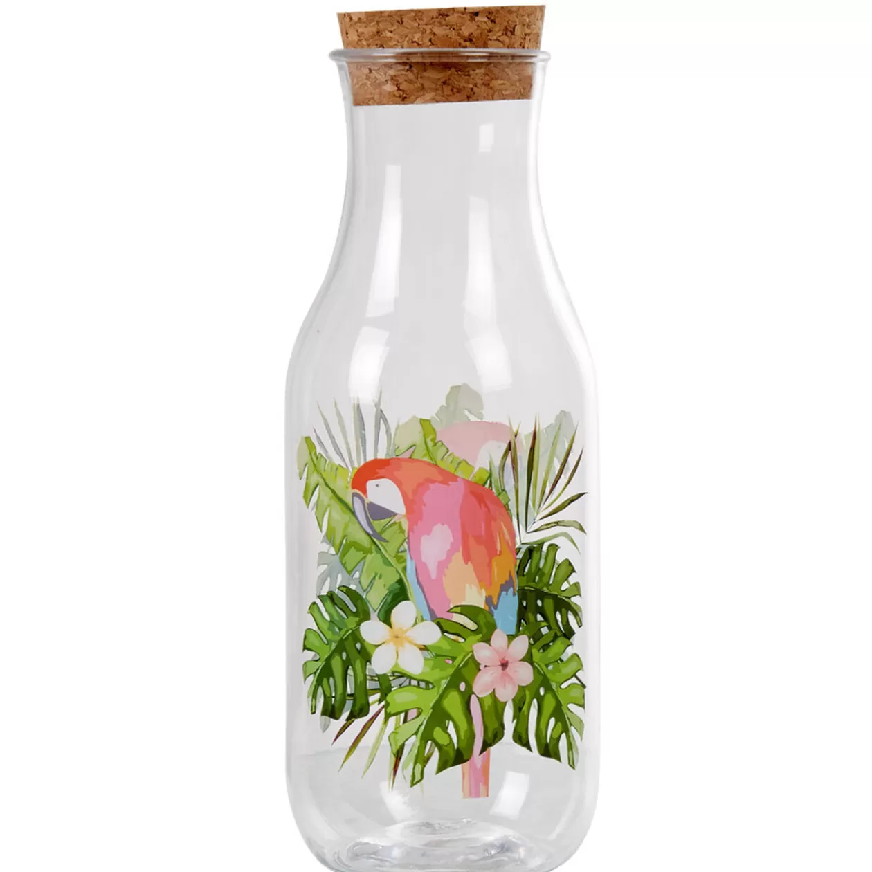 Gifi Bouteille plastique et bouchon liège perroquet exotique< Vaisselle Et Accessoires De Table