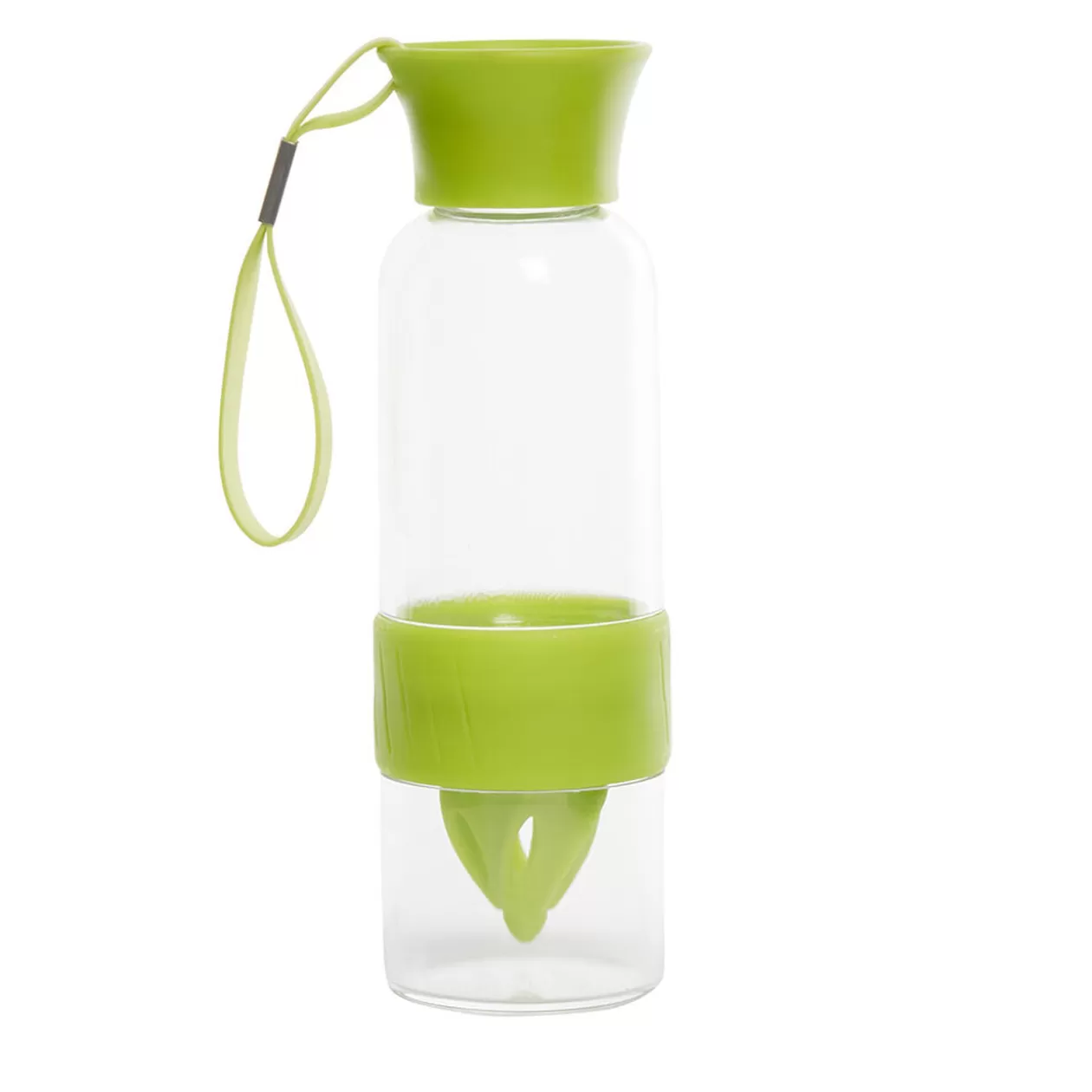 Bouteille presse agrume transparent vert 550 ml>Gifi Shop