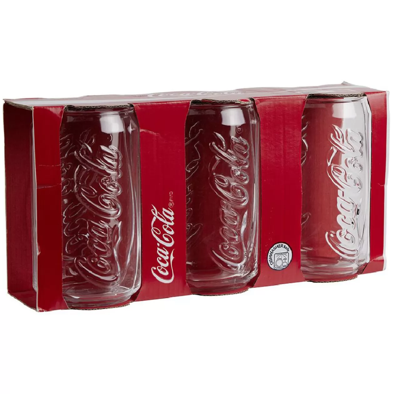 Gifi Canette de Coca x3 en verre transparent< Vaisselle Et Accessoires De Table