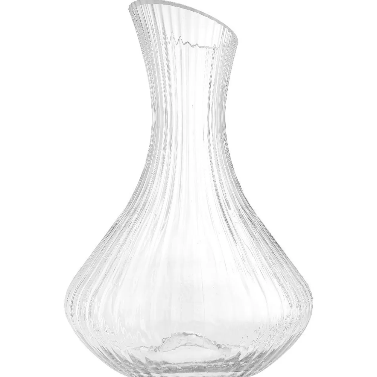 Carafe à décanter 1,5L strie en relief verre transparent>Gifi Cheap