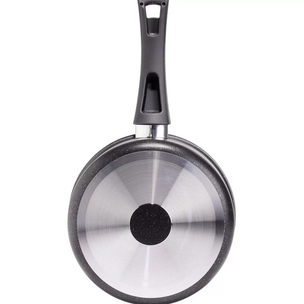 Gifi Casserole effet pierre antiadhérente noir Ø18xH7,5cm< Cuisson
