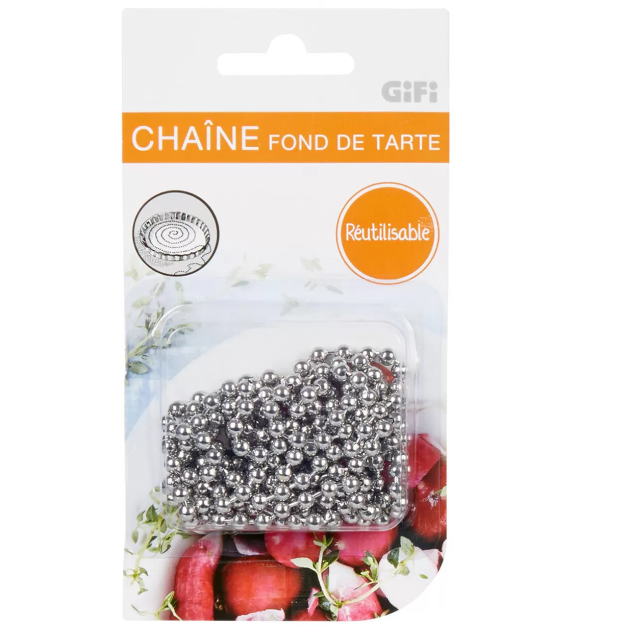 Gifi Chaîne fond de tarte inox< Préparation Culinaire