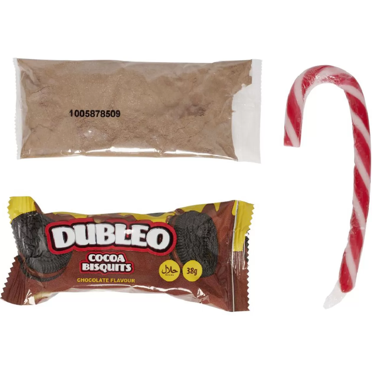 Gifi Chope en verre père Noël avec cookies et sucre d'orge< Préparation Culinaire