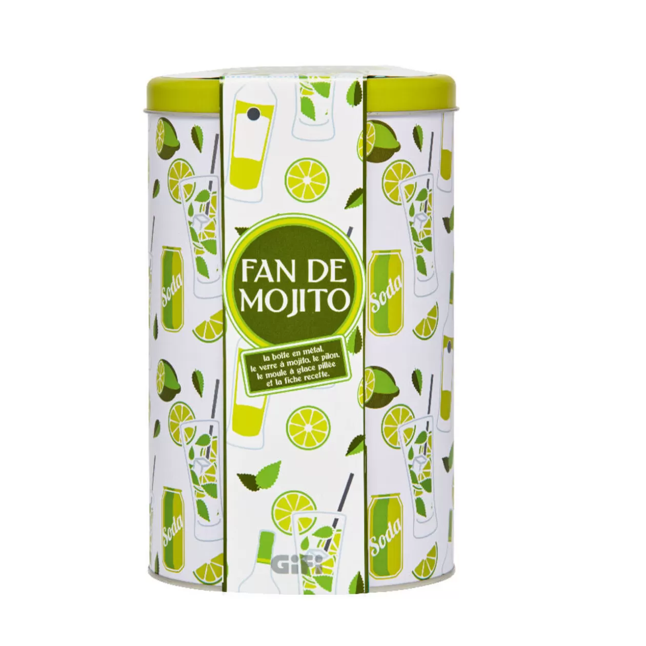 Coffret "Fan de Mojito" 5 pièces>Gifi Shop