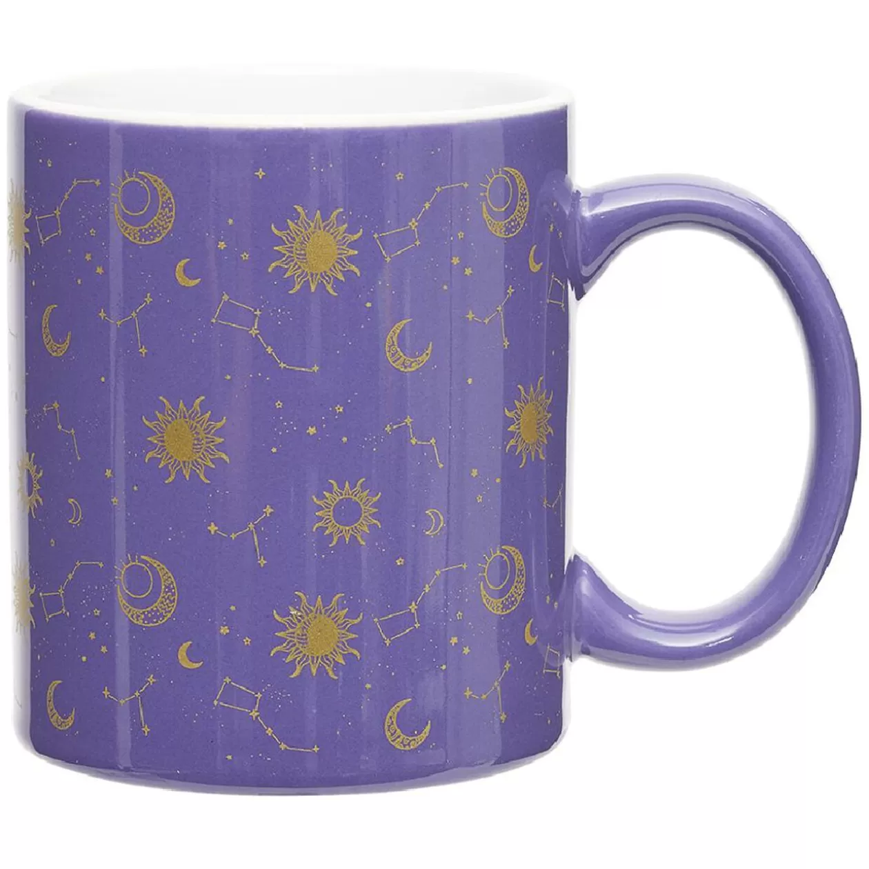 Coffret mug 330ml et tote bag signe du zodiaque blanc et violet>Gifi Fashion
