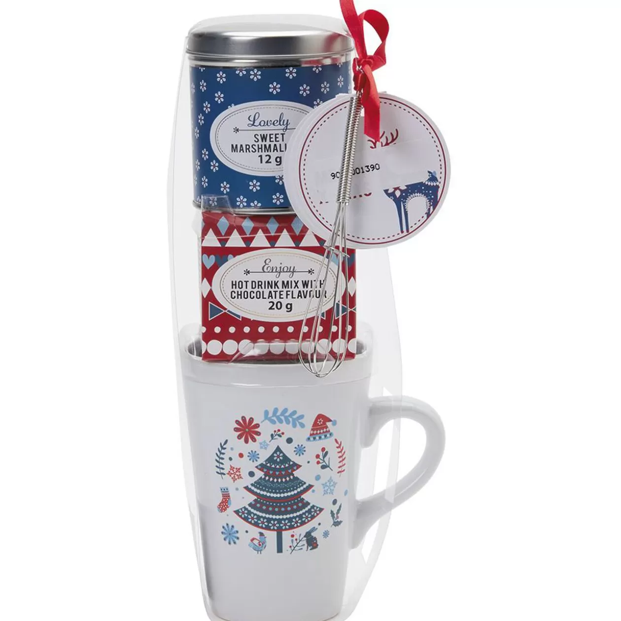 Coffret mug 400 ml avec boisson et biscuits Noël scandinave>Gifi Cheap