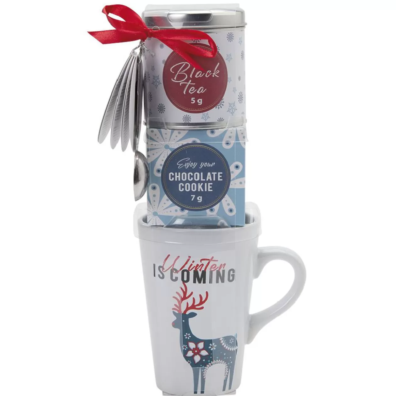 Coffret mug 400 ml avec boisson et biscuits Noël scandinave>Gifi Cheap