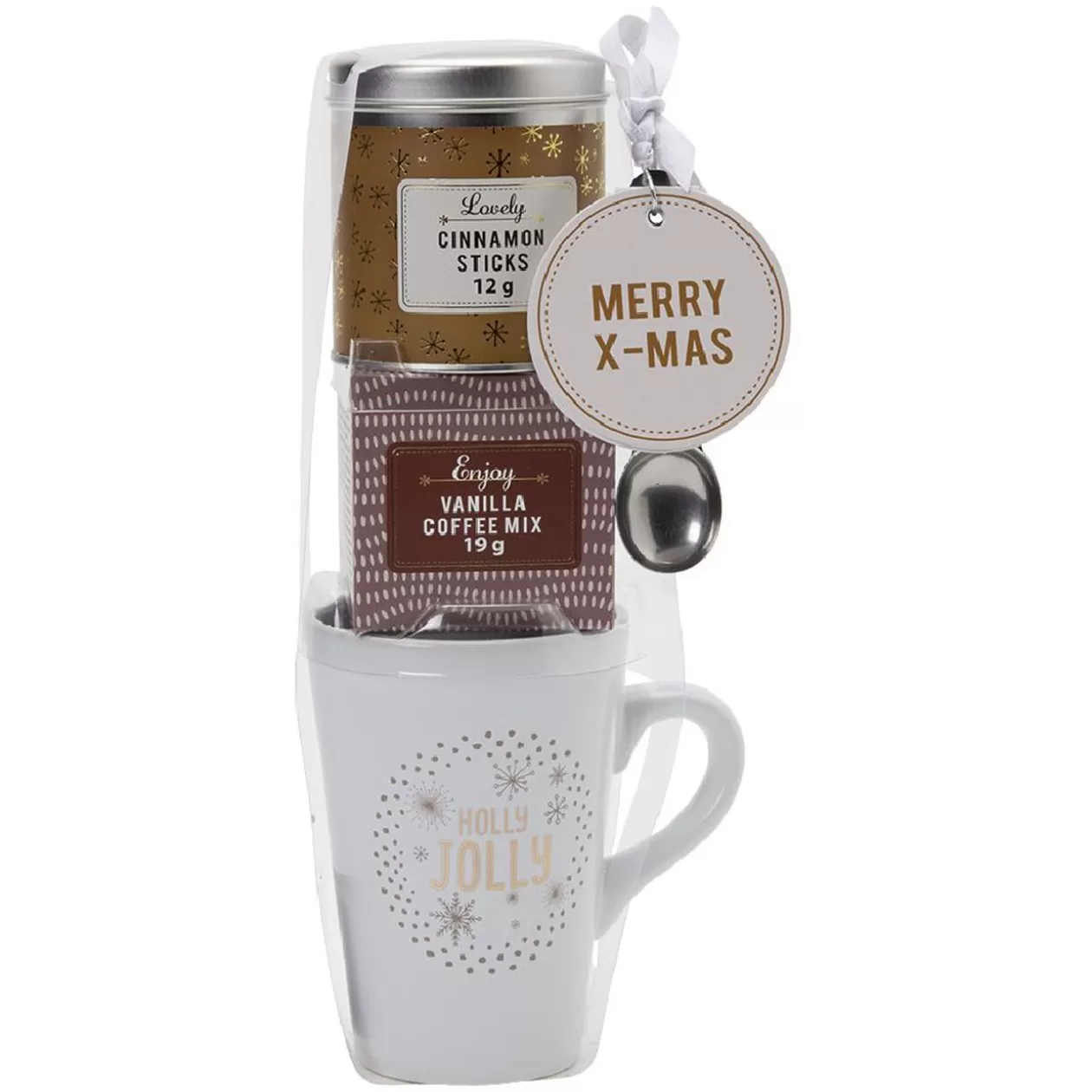 Coffret mug XXL avec boisson et biscuits Noël doré>Gifi Cheap