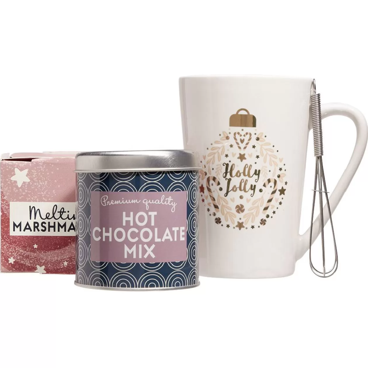 Coffret Mug XXL avec boisson et gourmandises Noël pailleté>Gifi Cheap