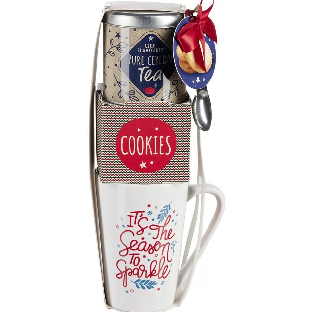 Coffret Mug XXL avec boisson et gourmandises Noël tradition>Gifi Discount