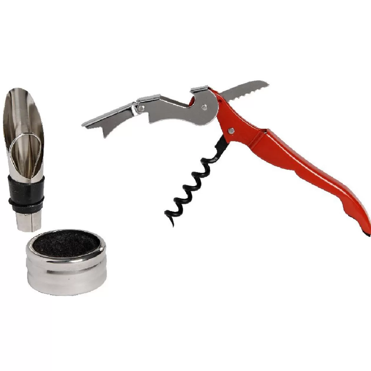 Coffret tire bouchon bec et anti goutte>Gifi Store