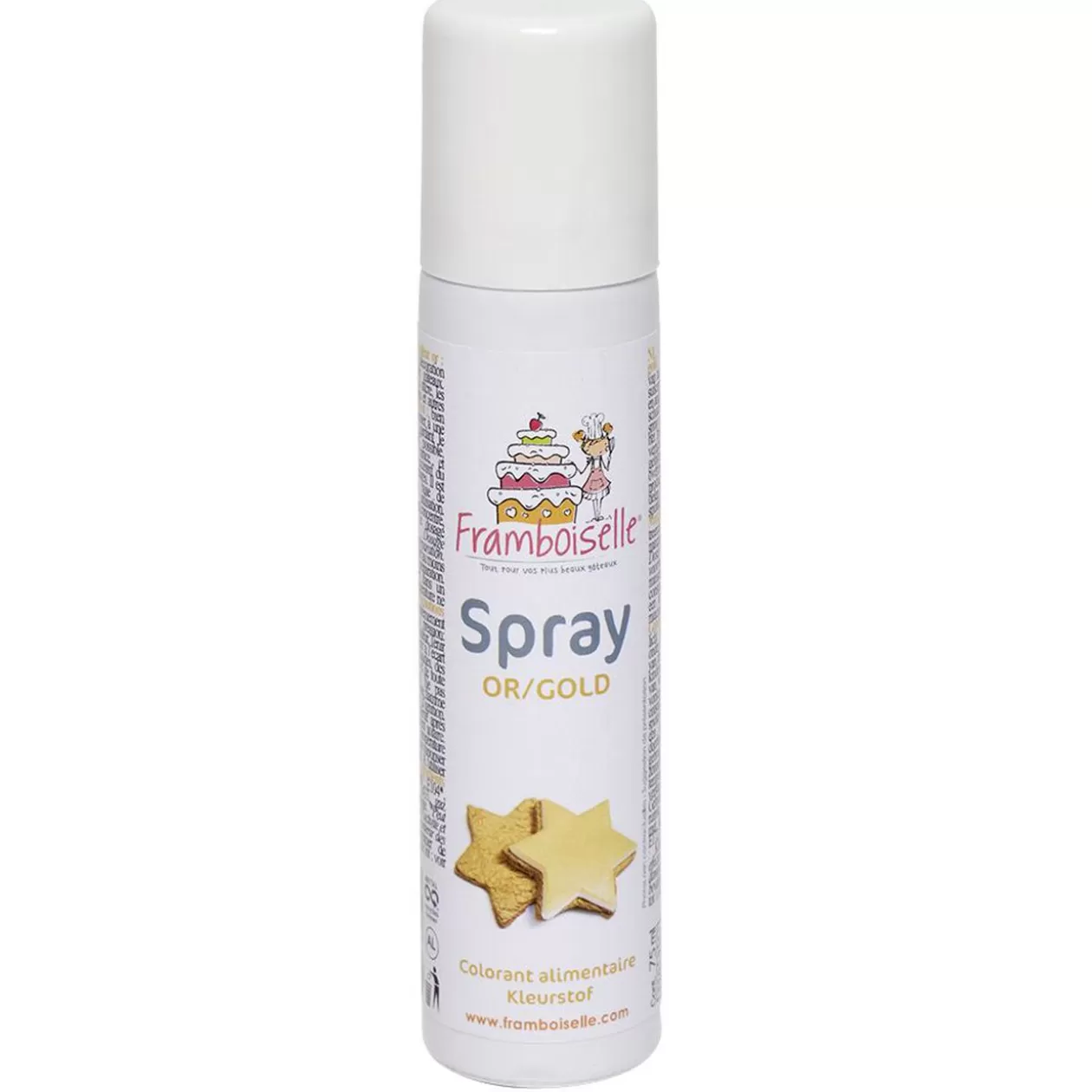 Gifi Colorant alimentaire spray doré 75 ml< Préparation Culinaire