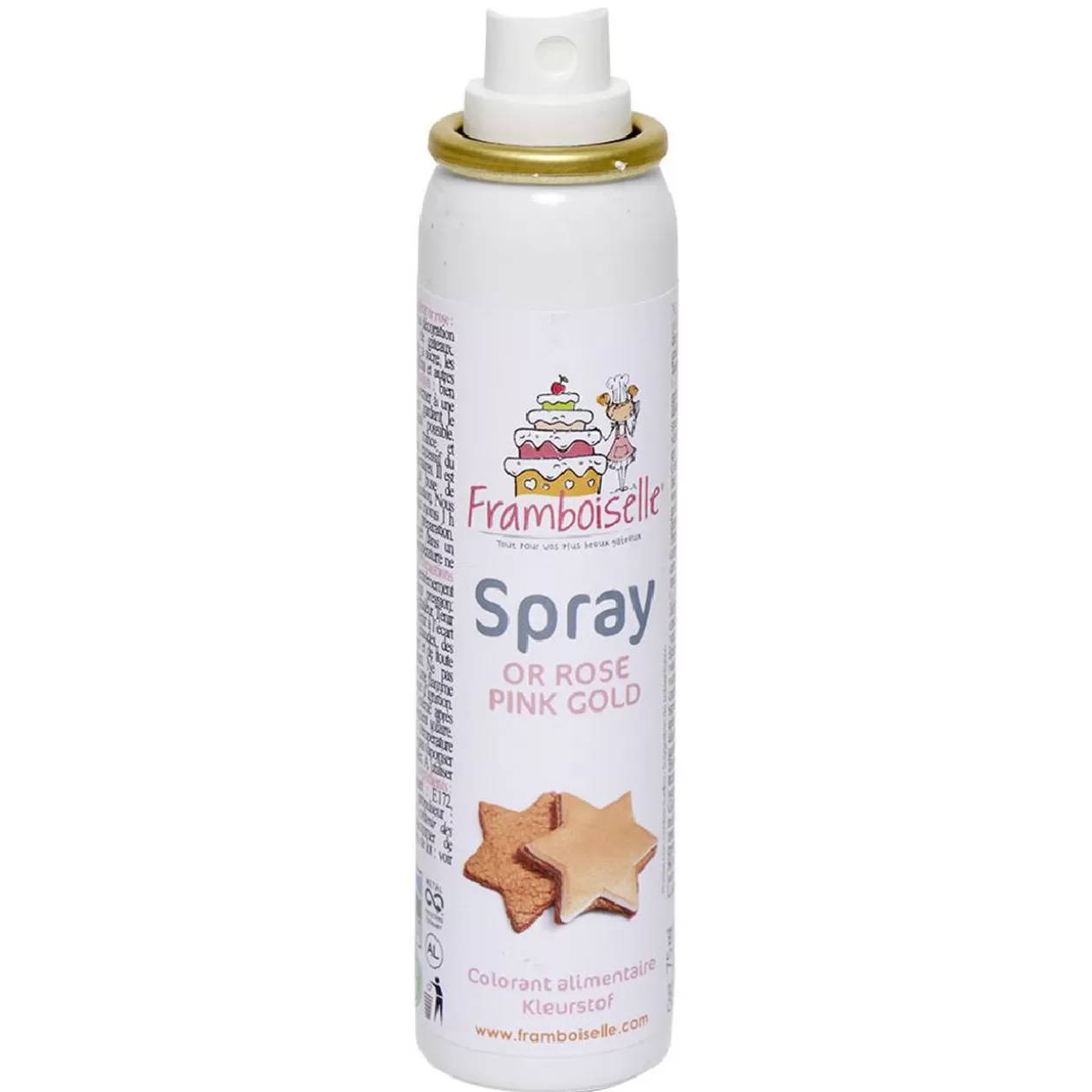 Gifi Colorant alimentaire spray rose doré 75 ml< Préparation Culinaire