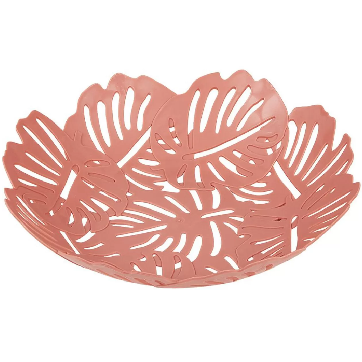 Corbeille à fruits design feuilles vert rose ou beige>Gifi Hot