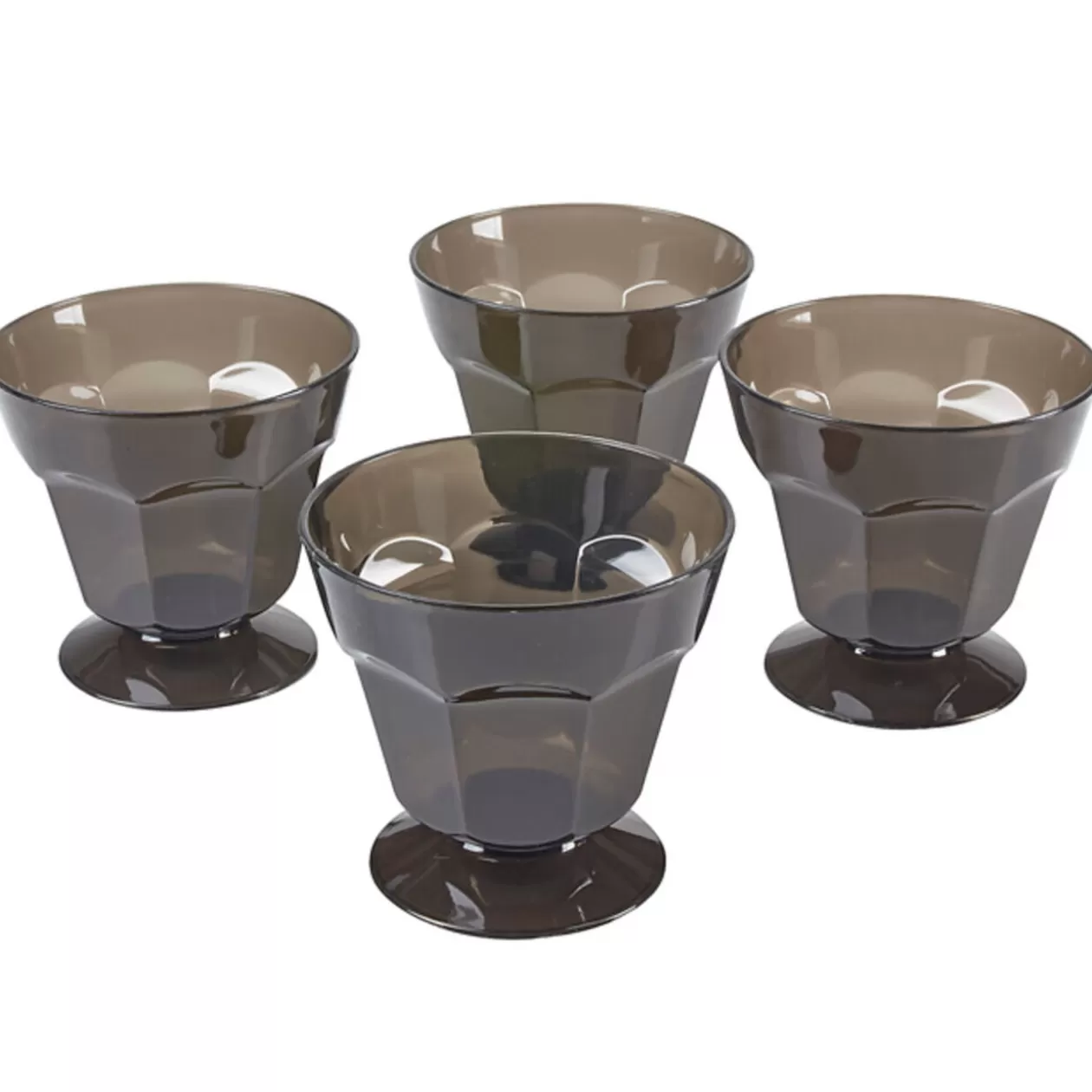Gifi Coupe à glace plastique noire x4< Vaisselle Et Accessoires De Table