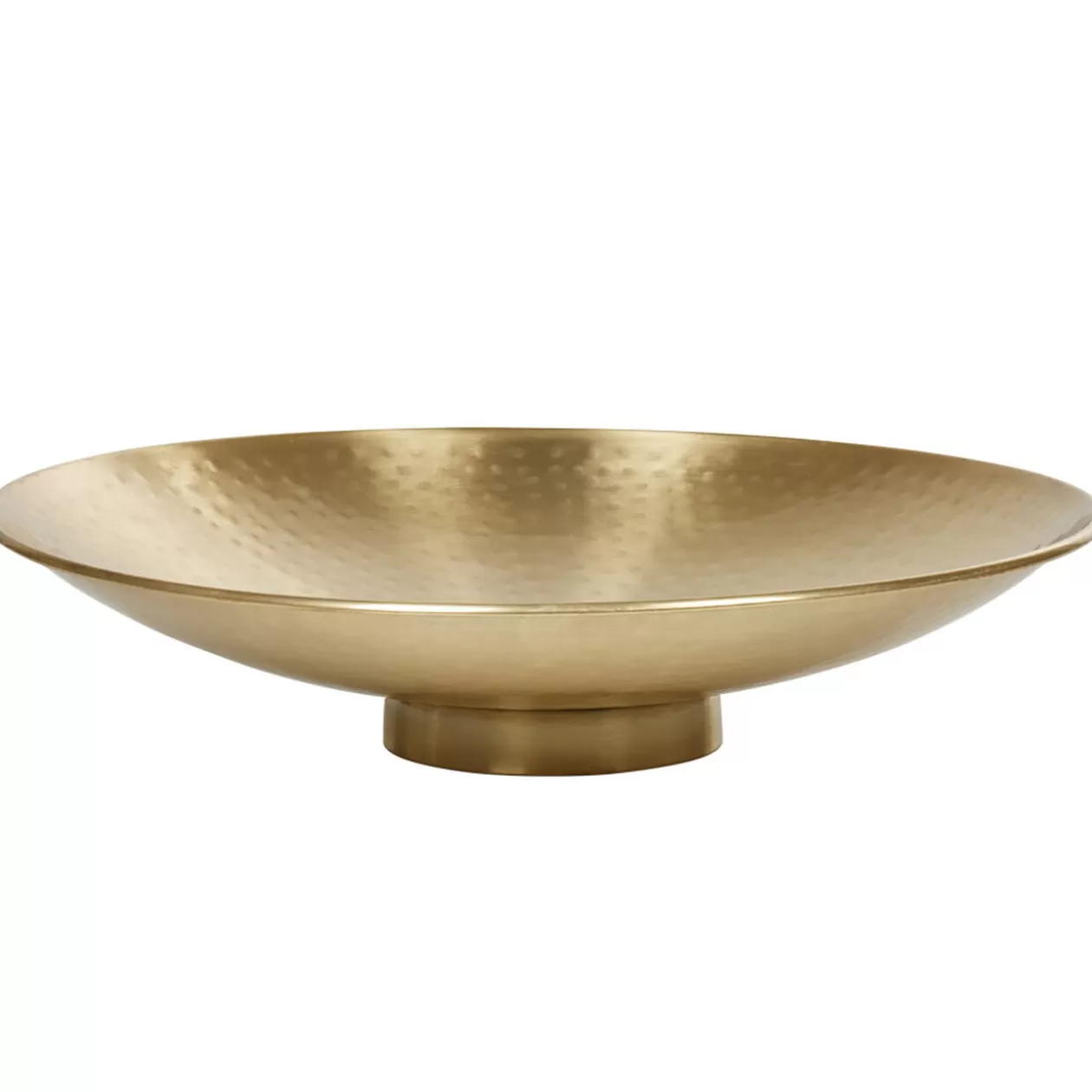 Coupe sur pied en métal martelé doré>Gifi Cheap