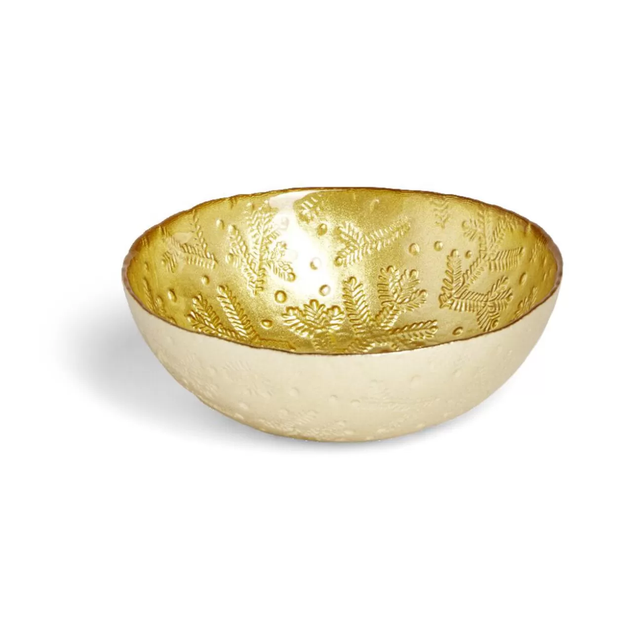 Gifi Coupelle en verre 200ml motif branches de sapin Ø12xH4,5cm - 3 coloris< Vaisselle Et Accessoires De Table