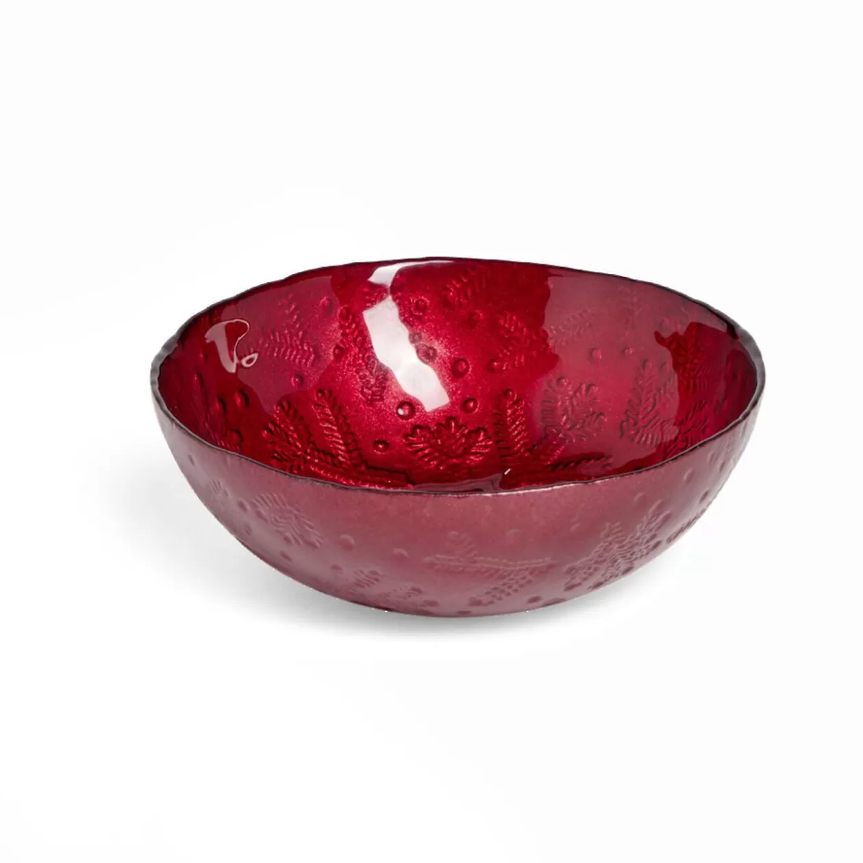 Gifi Coupelle en verre 200ml motif branches de sapin Ø12xH4,5cm - 3 coloris< Vaisselle Et Accessoires De Table