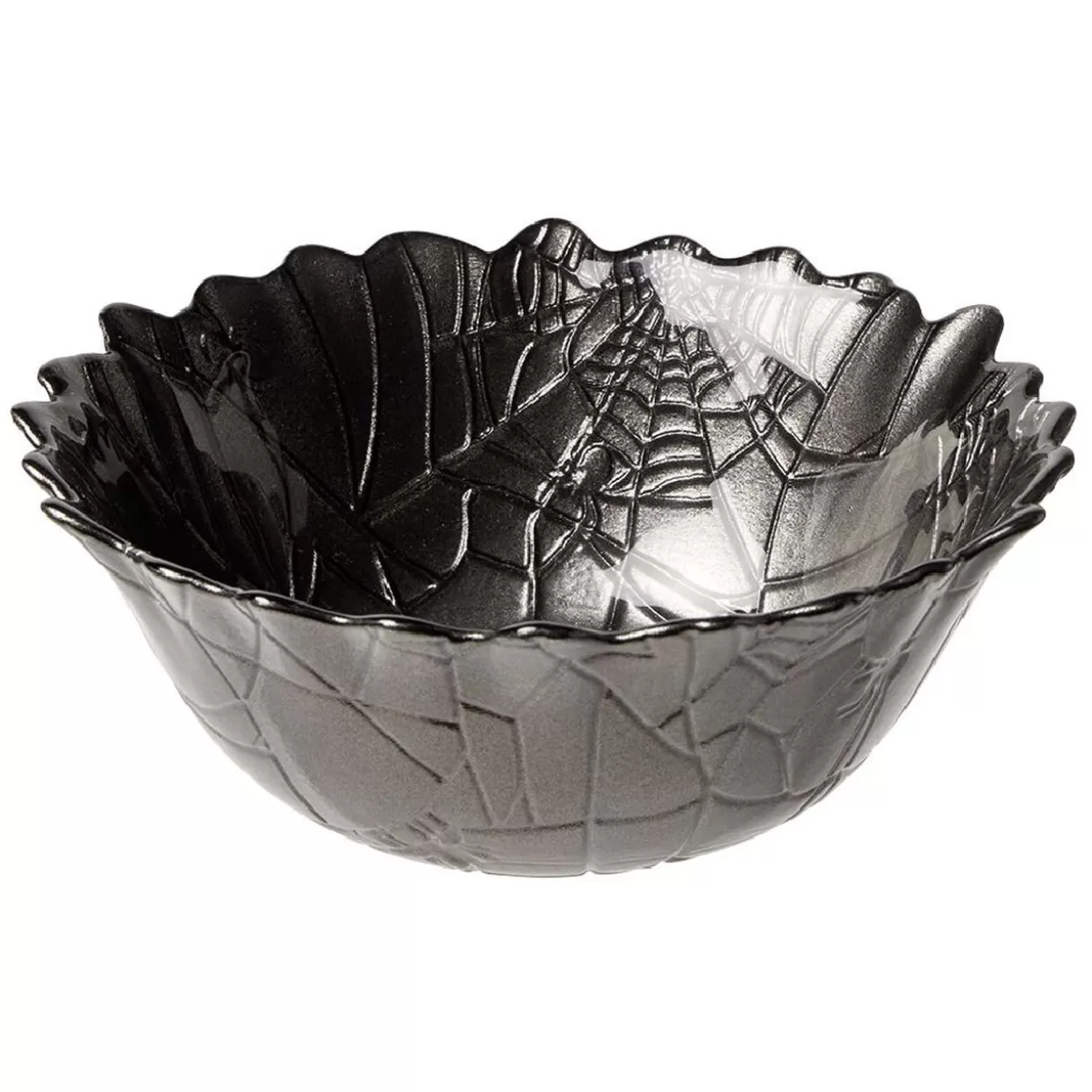Coupelle en verre Halloween design toile d'araignée Ø15cm>Gifi New