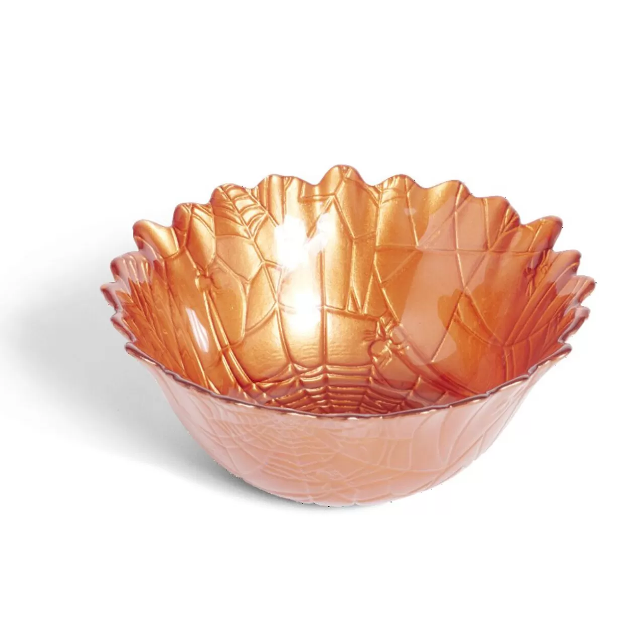 Coupelle Halloween ronde orange en verre Ø15cm>Gifi Cheap