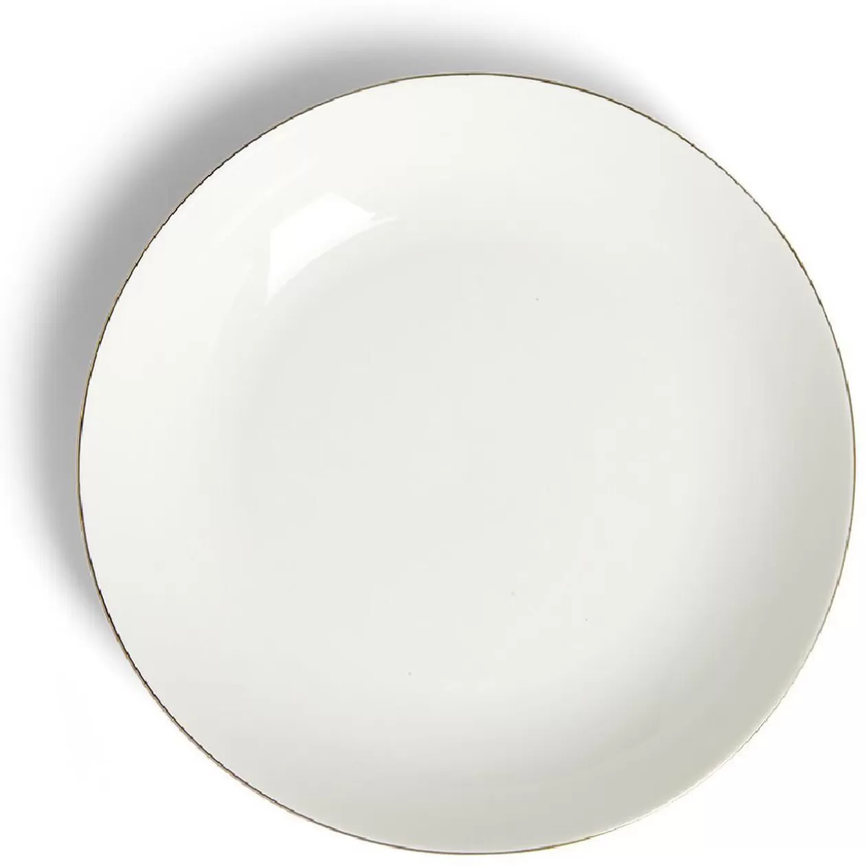 Coupelle ronde blanc et doré Ø20cm porcelaine>Gifi Cheap