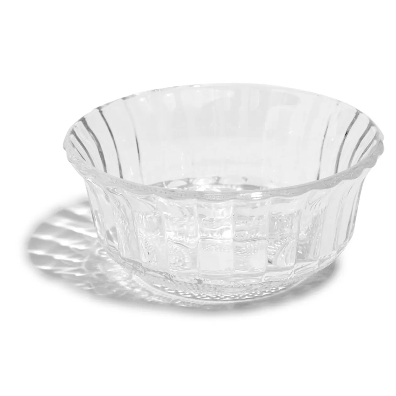 Coupelle transparente en verre ciselé>Gifi Best Sale