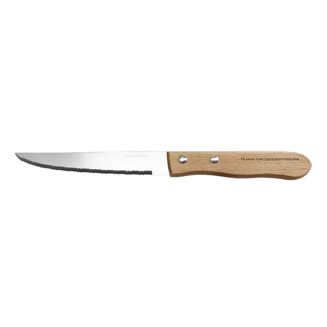 Gifi Couteau à steack manche hêtre< Préparation Culinaire