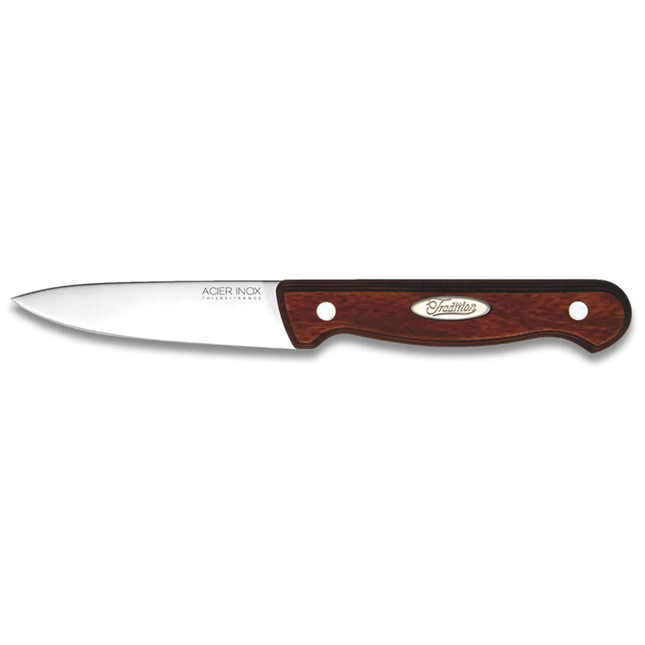Gifi Couteau office inox pleine soie manche bois backelisé< Préparation Culinaire