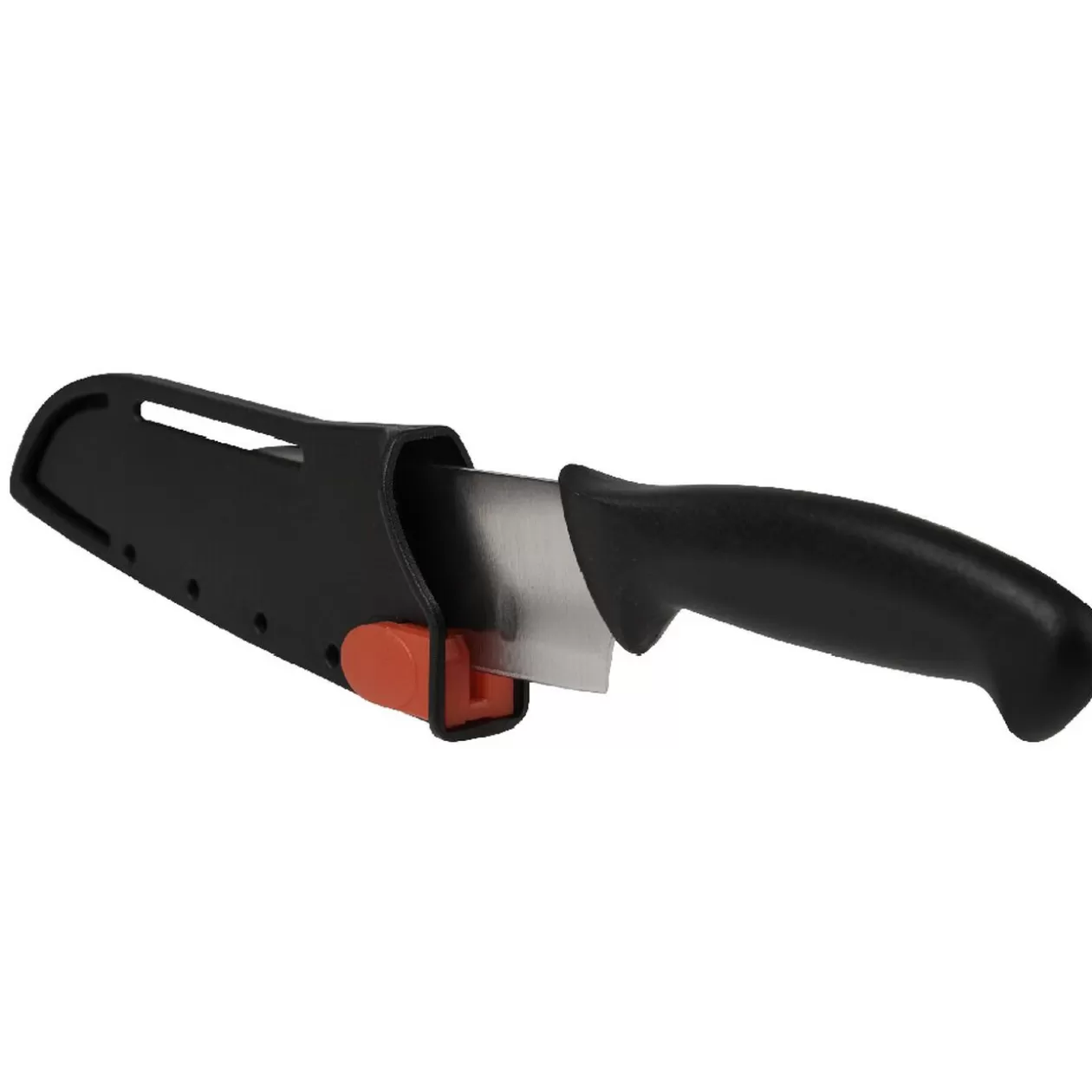 Gifi Couteau santoku avec étui aiguiseur L. 23 cm< Préparation Culinaire