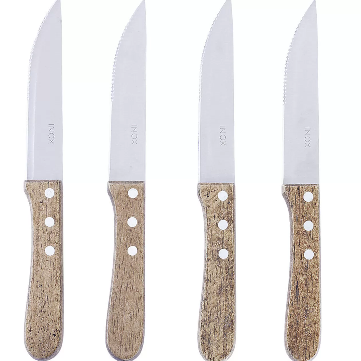 Couteaux à steack en inox x 4>Gifi Fashion