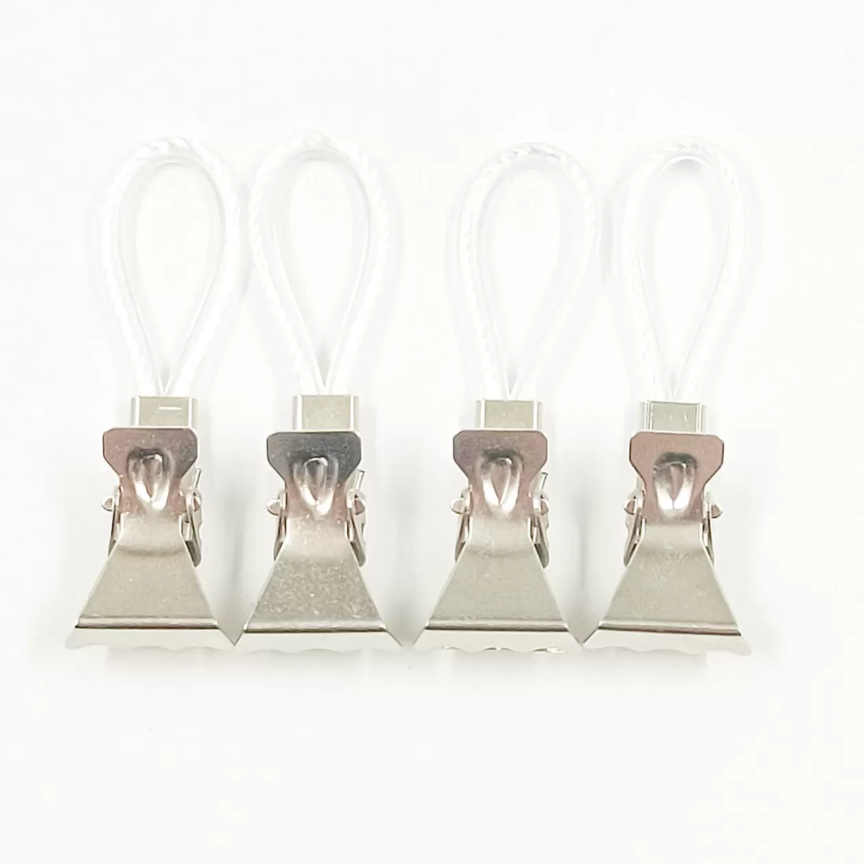 Gifi Crochet transparent métal et PVC x4< Rangement De Cuisine