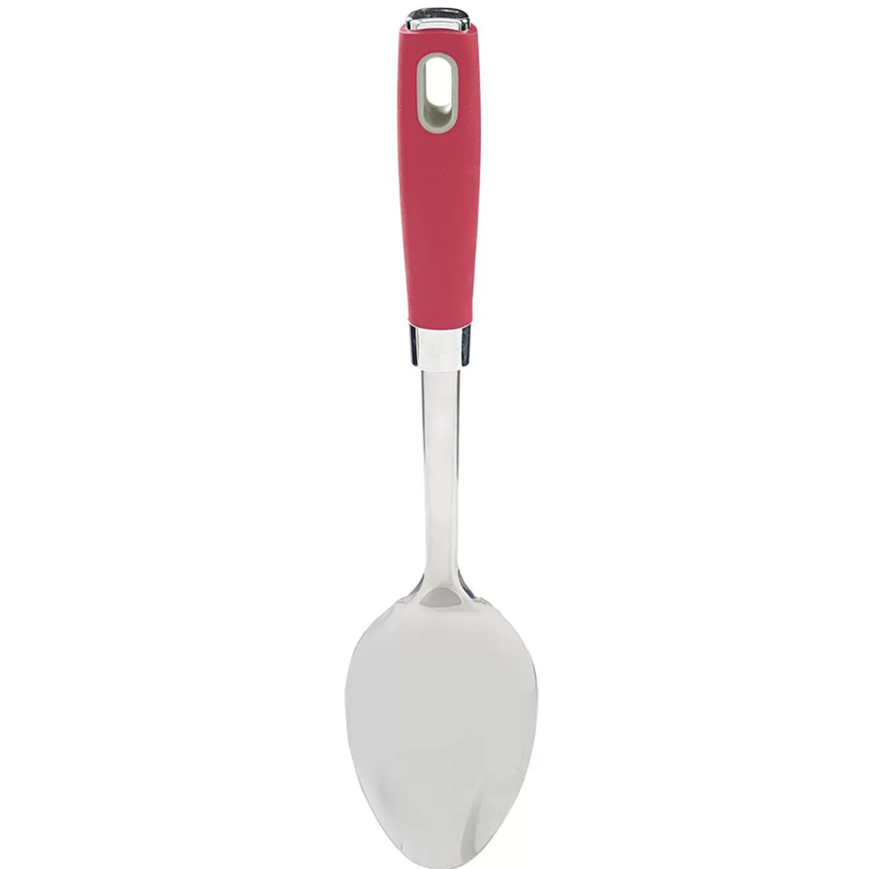 Gifi Cuillère à servir en inox manche en polypropylène rouge< Préparation Culinaire