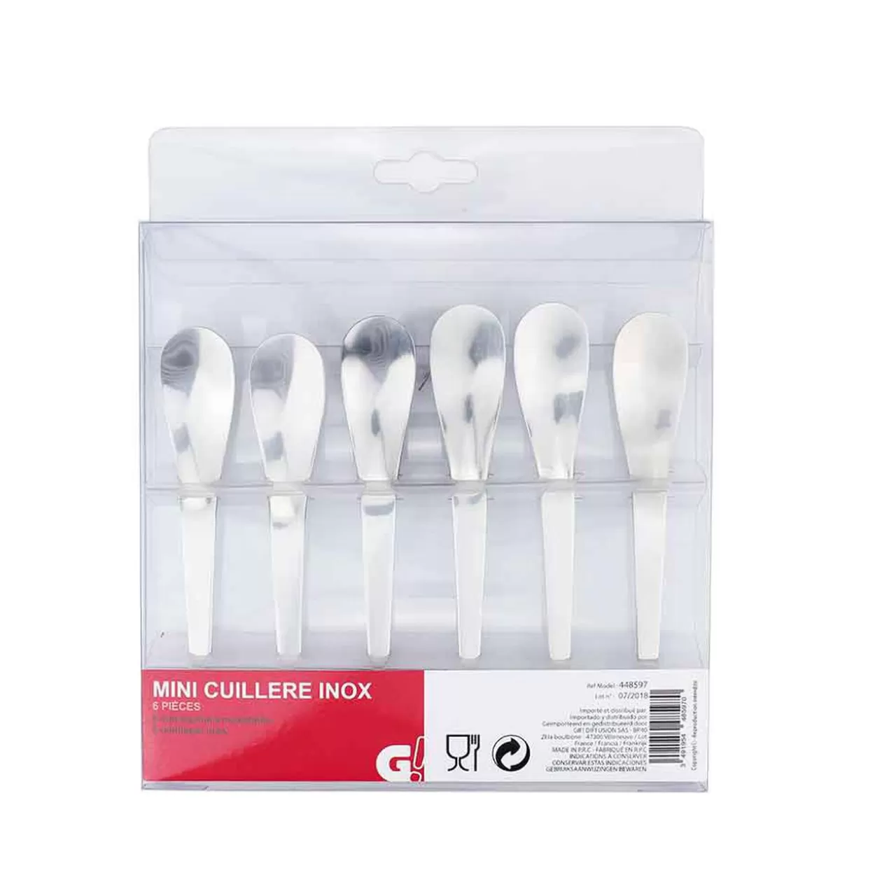 Cuillère en inox x 6>Gifi Cheap