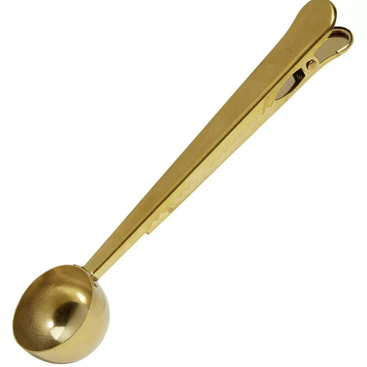 Gifi Cuillère pince sachet en inox doré< Préparation Culinaire