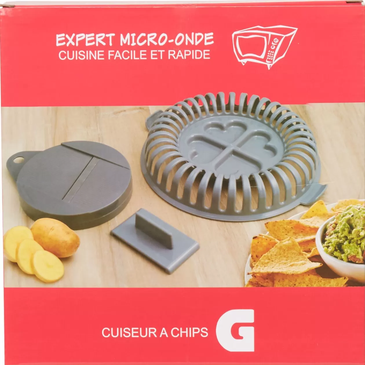 Gifi Cuiseur à chips micro-ondes< Petit Électroménager
