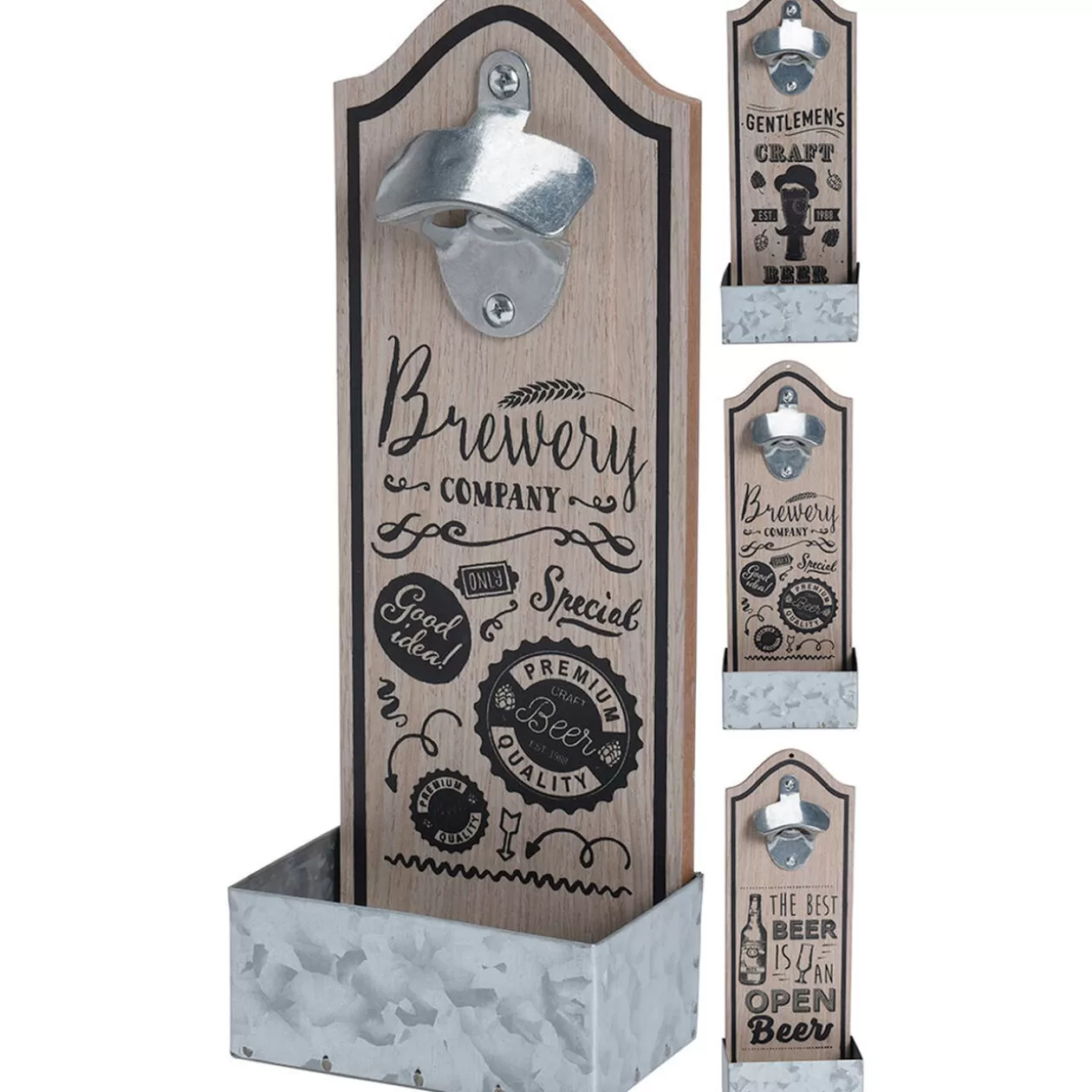 Gifi Décapsuleur mural en bois inscription thème bistrot< Vaisselle Et Accessoires De Table