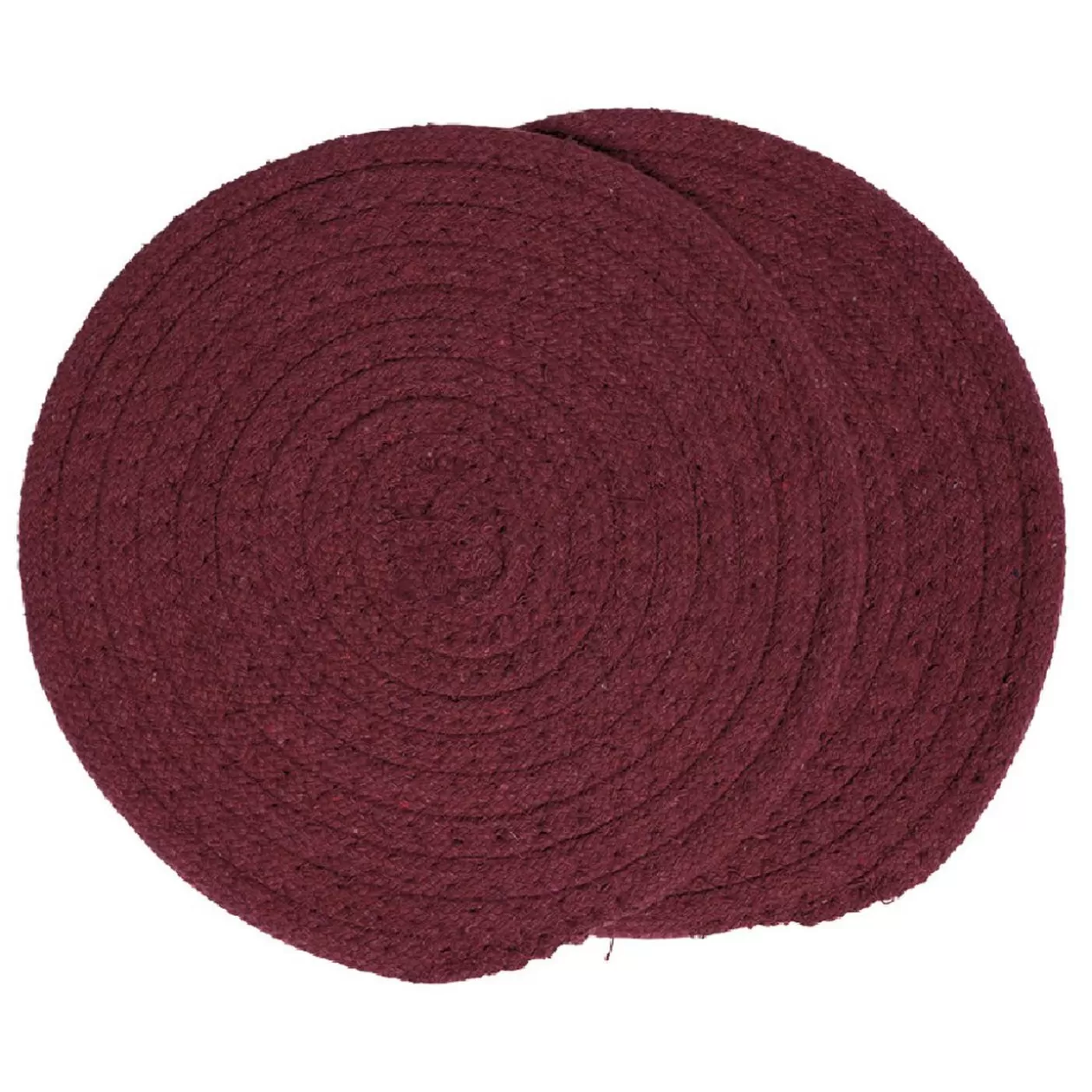 Dessous de plat rond coton rouge vert ou bleu x2>Gifi Outlet